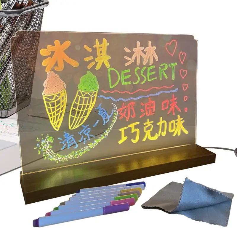 LED Note Board With Colors Acrylic LED Message Note Board Clear Acrylic Writing Light Board For Shop School Work Area Internet
LED Note Board With Colors Acrylic LED Message Note Board Clear Acrylic Writing Light Board For Shop School Work Area Internet
