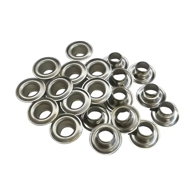 High Quality 5000pcs Wholesale Price Rings Eyelets 5.5mm to 12mm Buttonholes Grommets for Grommet Machine
High Quality 5000pcs Wholesale Price Rings Eyelets 5.5mm to 12mm Buttonholes Grommets for Grommet Machine