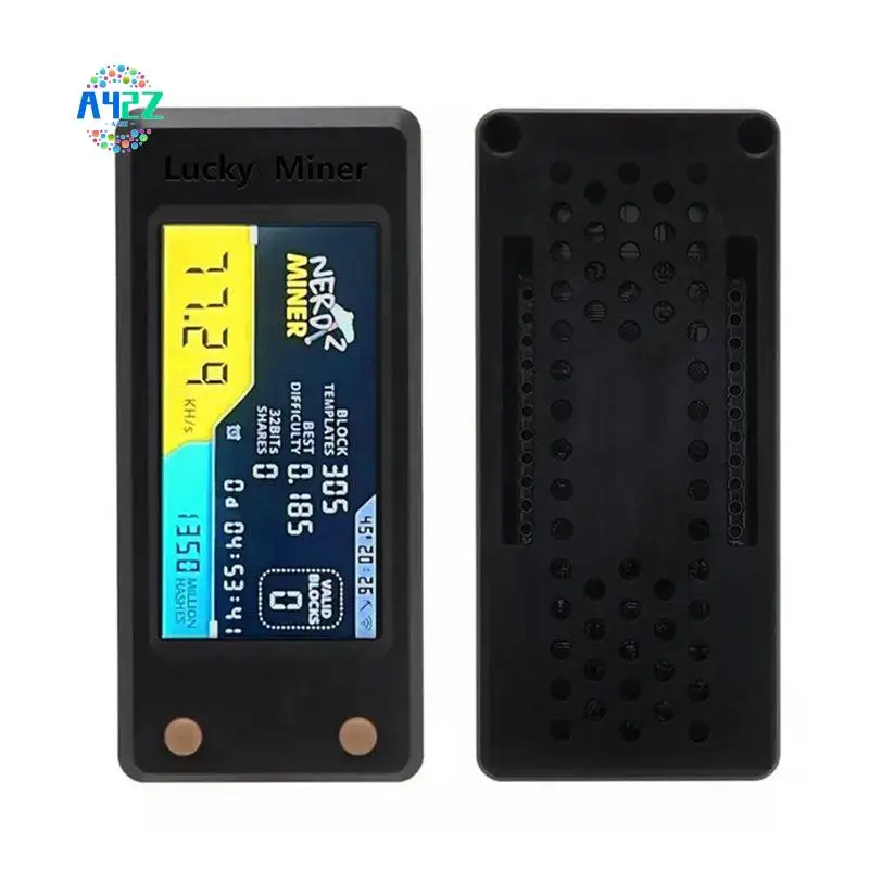 A42Z-2Pcs Superdeals Nerdminerv2 78KH/S BTC Solo Lottery Miner LCD Display Bitcoin BTC Crypto Miner ASIC Mining Silent Miner
A42Z-2Pcs Superdeals Nerdminerv2 78KH/S BTC Solo Lottery Miner LCD Display Bitcoin BTC Crypto Miner ASIC Mining Silent Miner