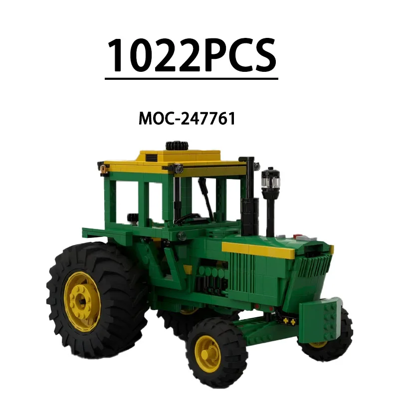 MOC-247761 Building Block Agricultural Tractor Model 1022 Pieces Children's Educational Birthday Christmas and New Year Toy Gift
MOC-247761 Building Block Agricultural Tractor Model 1022 Pieces Children's Educational Birthday Christmas and New Year Toy Gift
