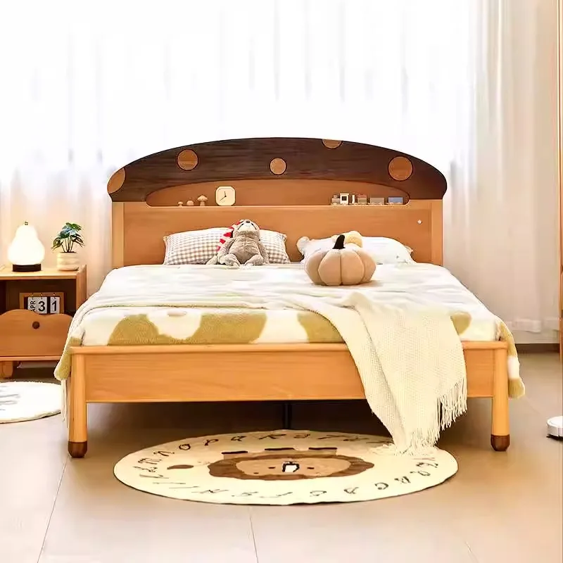 Solid Wood 1.2m & 1.5m Bed for Boys and Girls Mushroom Skytime Night Light Bed Modern Simple Design for Home School Bedroom
Solid Wood 1.2m & 1.5m Bed for Boys and Girls Mushroom Skytime Night Light Bed Modern Simple Design for Home School Bedroom