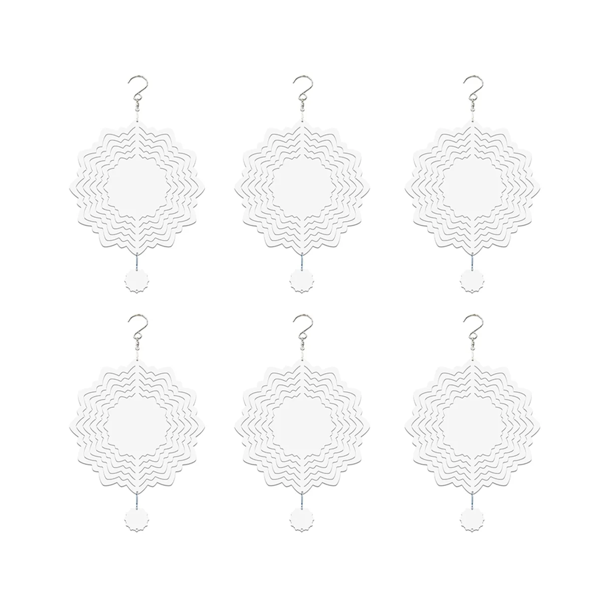 6Pcs Sublimation Wind Spinner Blanks 3D Wind Spinners Hanging Wind Spinners for Outdoor Garden Decoration O-8 Inch
6Pcs Sublimation Wind Spinner Blanks 3D Wind Spinners Hanging Wind Spinners for Outdoor Garden Decoration O-8 Inch