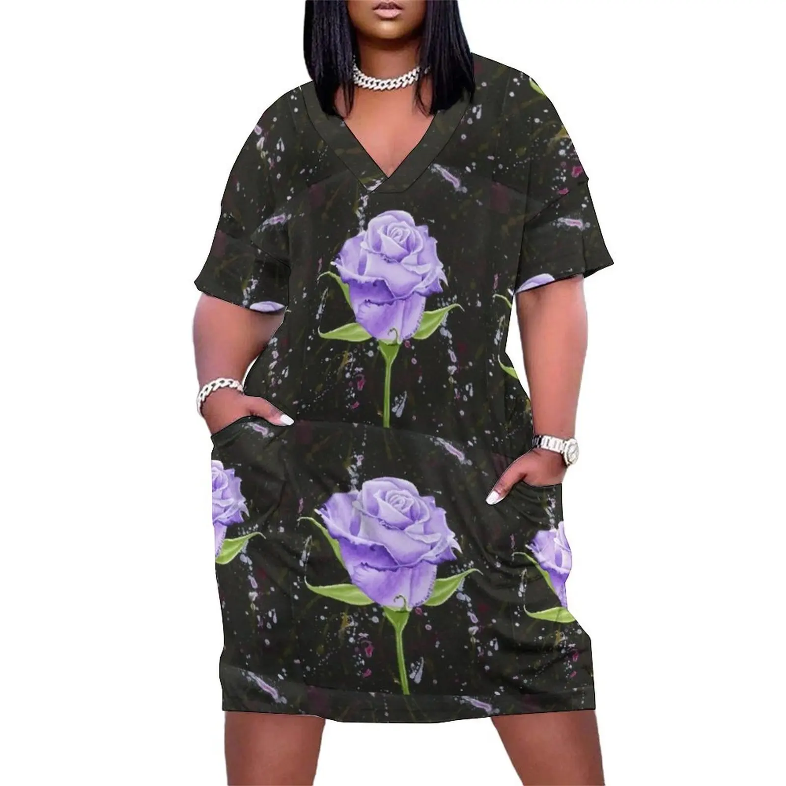 Neptune Rose Black Loose Pocket Dress Dress vintage dress korean style elegant loose women's
Neptune Rose Black Loose Pocket Dress Dress vintage dress korean style elegant loose women's