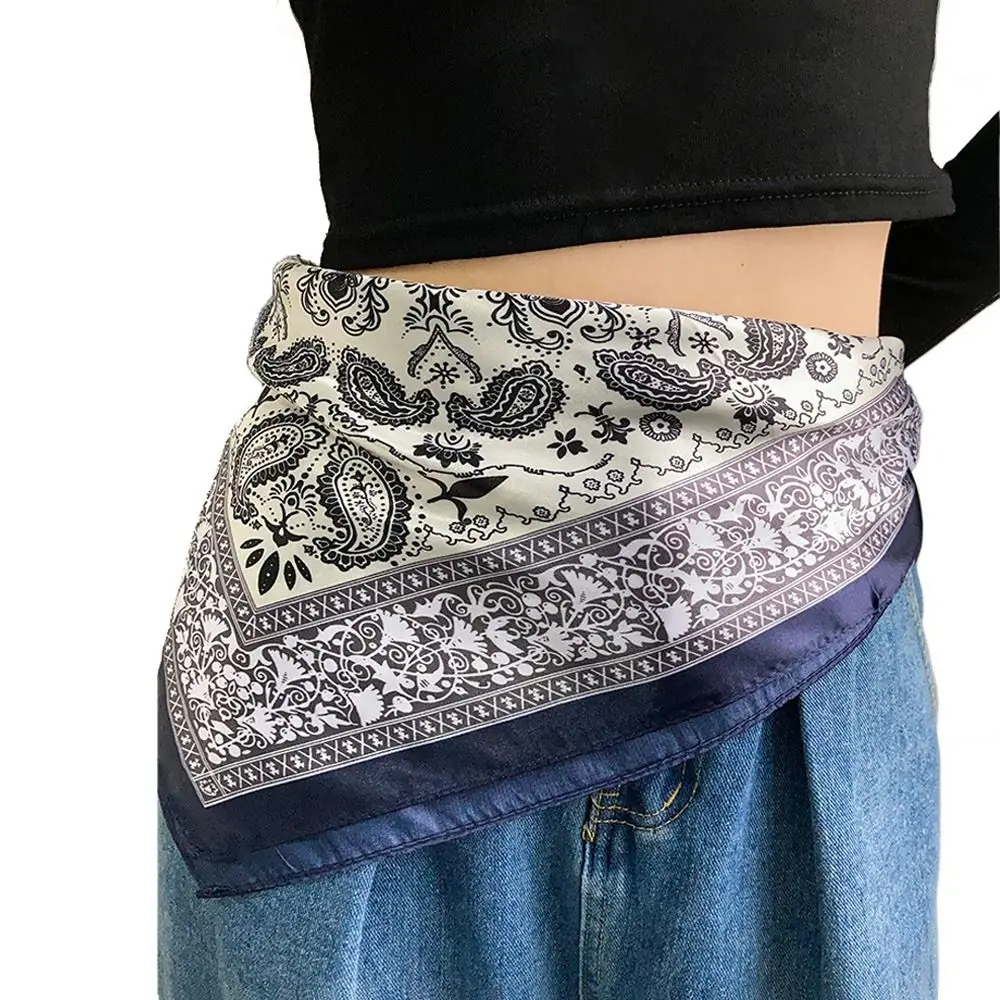 Trendy Retro Pattern Girdle Scarf Stacking Wearing High-end Sense Silk Scarf Multifunctional Loose Belt Clothing with Waist Seal
Trendy Retro Pattern Girdle Scarf Stacking Wearing High-end Sense Silk Scarf Multifunctional Loose Belt Clothing with Waist Seal
