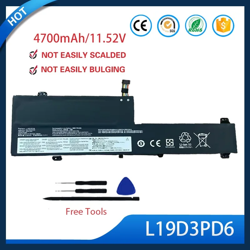 L19M3PD6 Battery For Lenovo IdeaPad Flex 5-14 14IIL05 14ARE05 14ITL05 L19D3PD6 L19L3PD6 L19C3PD6 11.52V 52.5Wh
L19M3PD6 Battery For Lenovo IdeaPad Flex 5-14 14IIL05 14ARE05 14ITL05 L19D3PD6 L19L3PD6 L19C3PD6 11.52V 52.5Wh