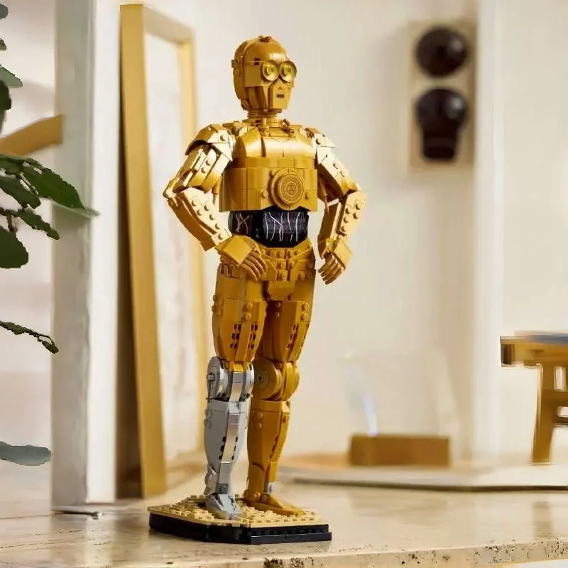 Moc 1140 шт. C-3PO Starfighter, кукла-робот, экшн-модель, строительные блоки, сборка своими руками, развивающие игрушки, детские подарки
Moc 1140 шт. C-3PO Starfighter, кукла-робот, экшн-модель, строительные блоки, сборка своими руками, развивающие игрушки, детские подарки