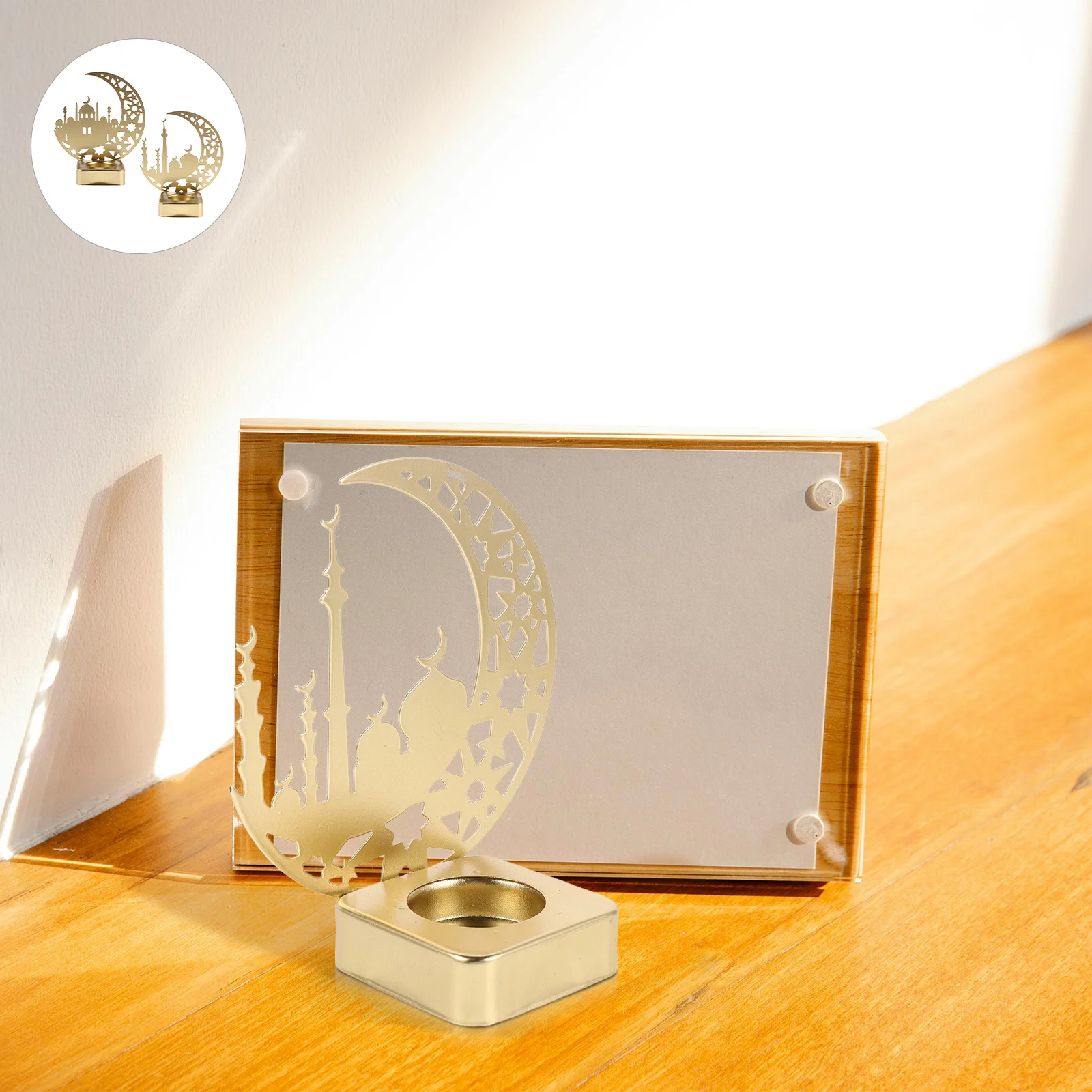2pcs Moon Holders Gold Crescent Tealight Stand For Ramadan Celebration Centerpiece Eid Mubarak Table Decor Islamic Party
2pcs Moon Holders Gold Crescent Tealight Stand For Ramadan Celebration Centerpiece Eid Mubarak Table Decor Islamic Party