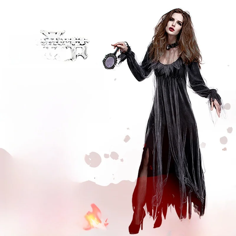 Halloween Role-playing Cosplay Witch Dress Women's Wedding Zombie Terror Adult Fairy Tale Costume Polyester Material
Halloween Role-playing Cosplay Witch Dress Women's Wedding Zombie Terror Adult Fairy Tale Costume Polyester Material