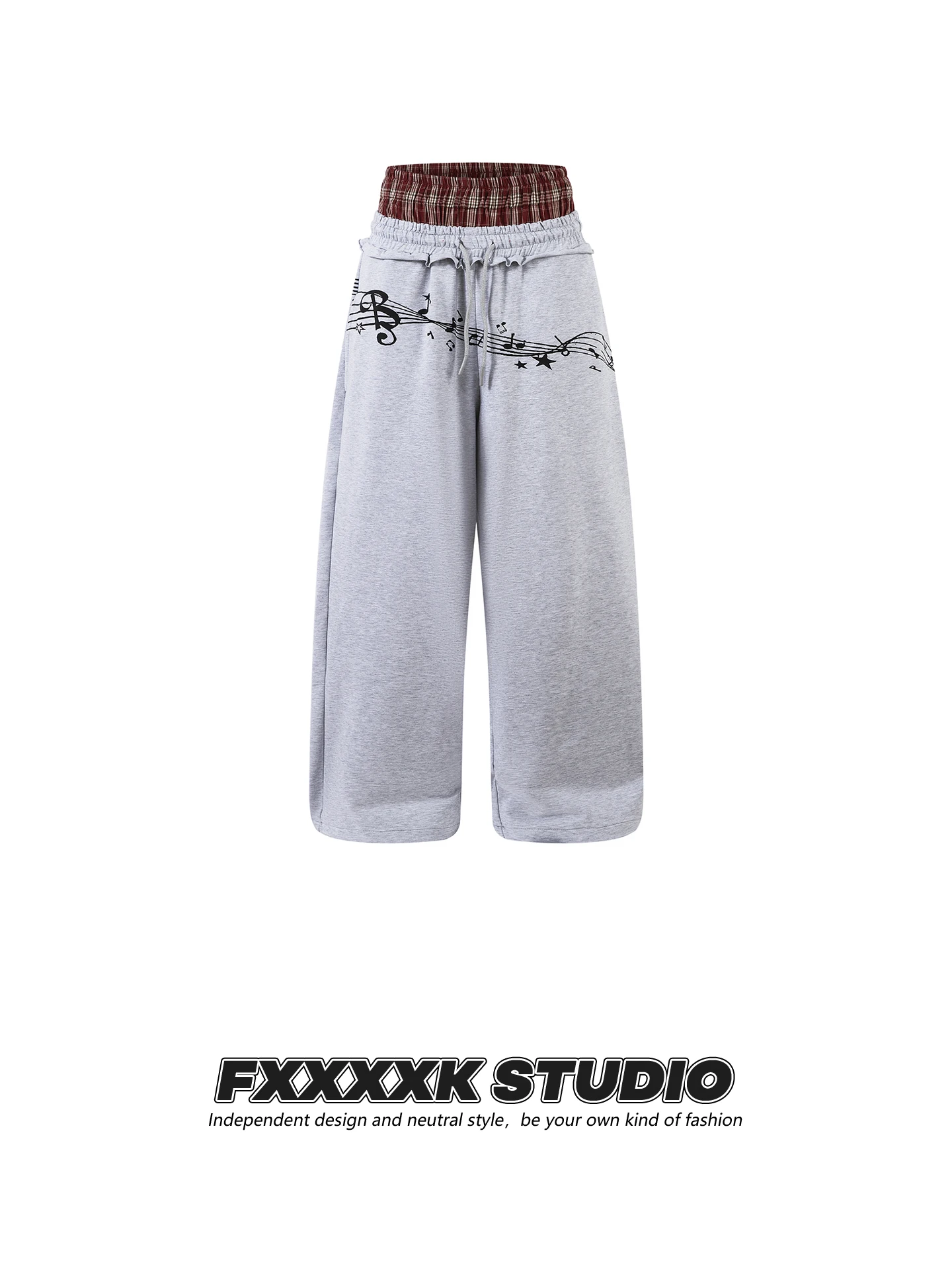 FXK Original American Retro Plaid Patchwork Double Waist fiti Loose Wide Leg Casual Pants Trendy Youth Cotton Polyester
FXK Original American Retro Plaid Patchwork Double Waist fiti Loose Wide Leg Casual Pants Trendy Youth Cotton Polyester