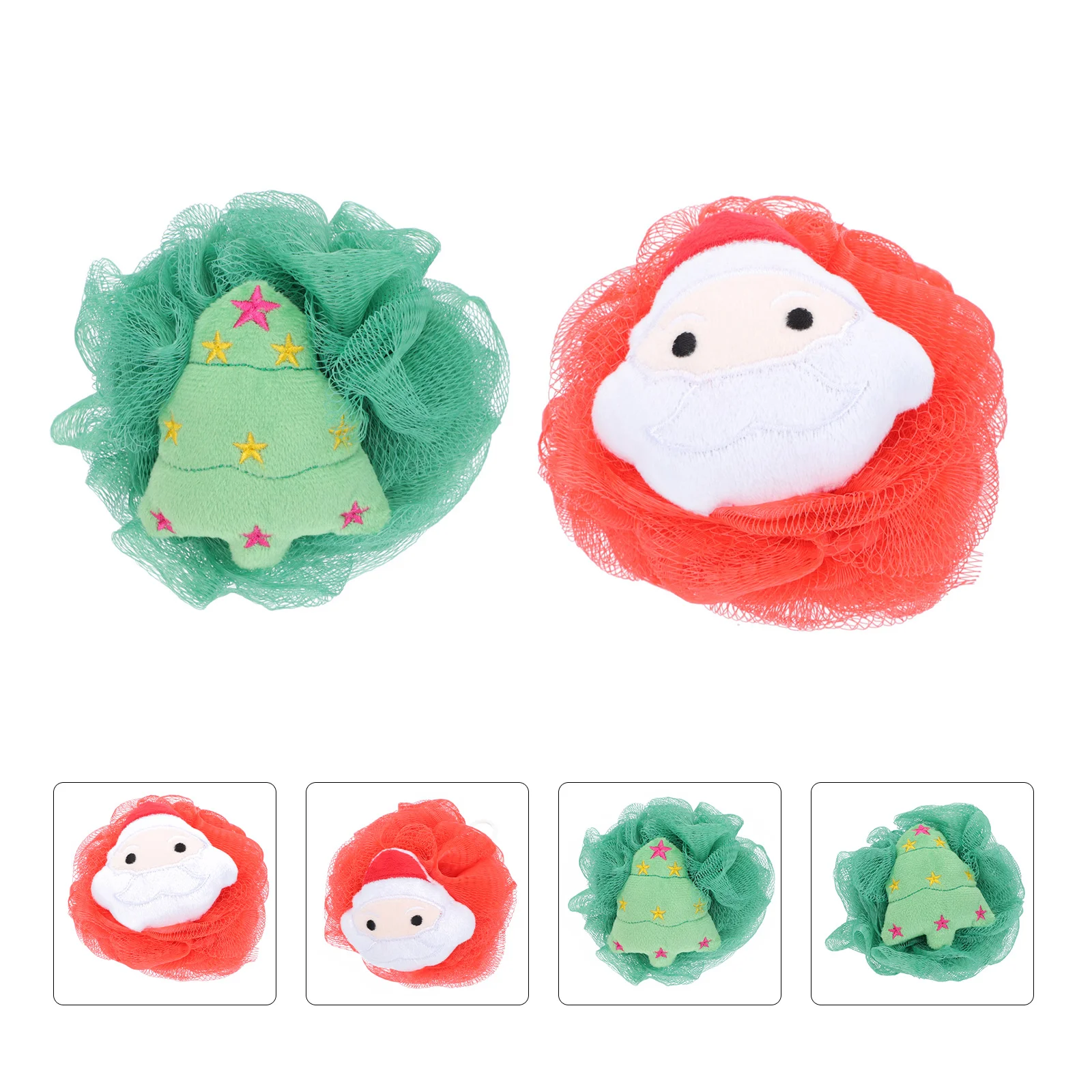 2 Pcs Soft Bath Ball Child Sponge Christmas Loofah Stuffing Exfoliating Supple Balls
2 Pcs Soft Bath Ball Child Sponge Christmas Loofah Stuffing Exfoliating Supple Balls