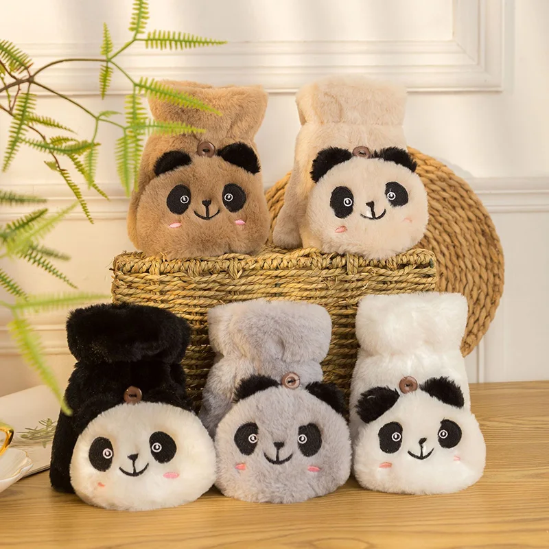 Cute Cartoon Panda Faux Rabbit Fur Thicken Half Finger Flip Hanging Neck Fleece Warm Gloves Female Winter Outdoor Plush Mittens
Cute Cartoon Panda Faux Rabbit Fur Thicken Half Finger Flip Hanging Neck Fleece Warm Gloves Female Winter Outdoor Plush Mittens
