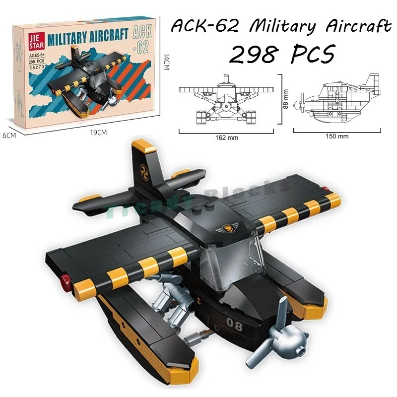 298PCS ACK-62 Aircraft Building Blocks,Creative Fighter Jet Home Office Desktop Decor DIY Bricks Toy Kids Boy Birthday Xmas Gift
298PCS ACK-62 Aircraft Building Blocks,Creative Fighter Jet Home Office Desktop Decor DIY Bricks Toy Kids Boy Birthday Xmas Gift