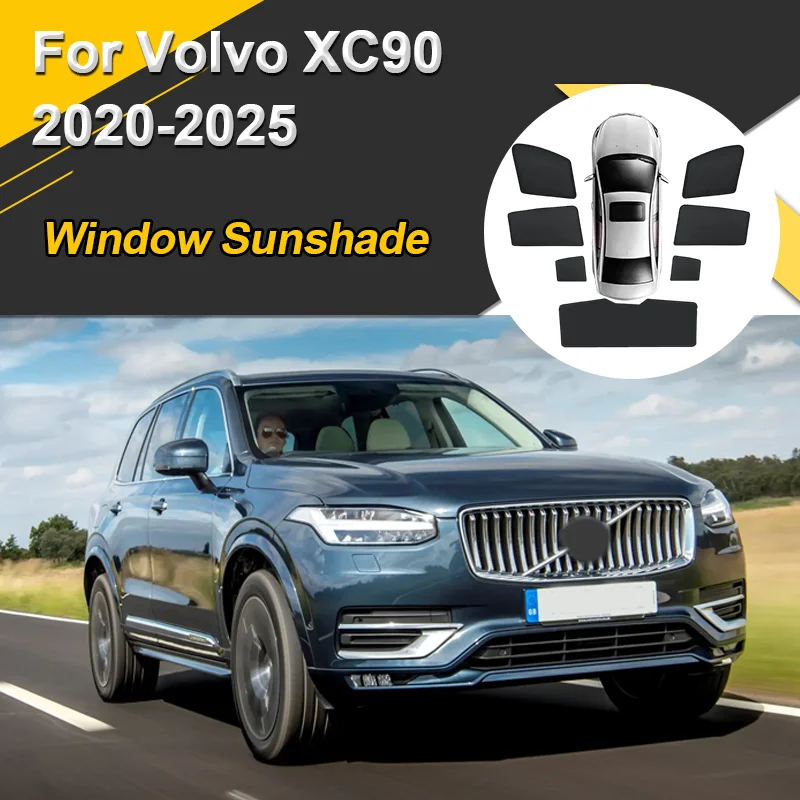 Солнцезащитные шторки для Volvo XC90 B5 B6 2020-2025: магнитные, теплоизоляционные, сетчатые, для окон, автоаксессуары
Солнцезащитные шторки для Volvo XC90 B5 B6 2020-2025: магнитные, теплоизоляционные, сетчатые, для окон, автоаксессуары