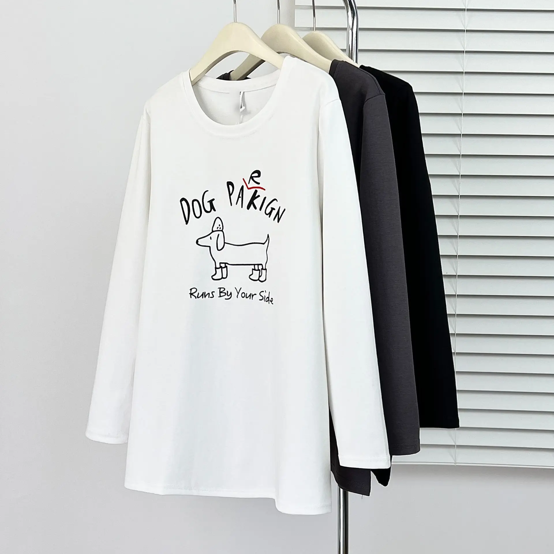 XXXXL Fashion Plus Size Woman Clothing T-Shirt Spring New Youthful Casual mid-length Printed Long Sleeve Top 6283
XXXXL Fashion Plus Size Woman Clothing T-Shirt Spring New Youthful Casual mid-length Printed Long Sleeve Top 6283