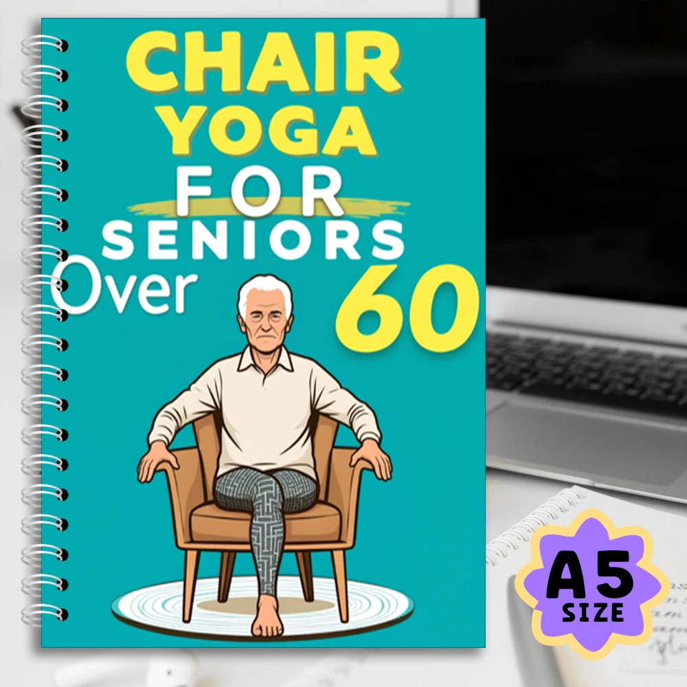 Chair Yoga Logbook Notebook Fitness Plan for Seniors Over 60, 30 Day Challenge for Flexibility Balance Chair Yoga, A5 Easy to Fo
Chair Yoga Logbook Notebook Fitness Plan for Seniors Over 60, 30 Day Challenge for Flexibility Balance Chair Yoga, A5 Easy to Fo