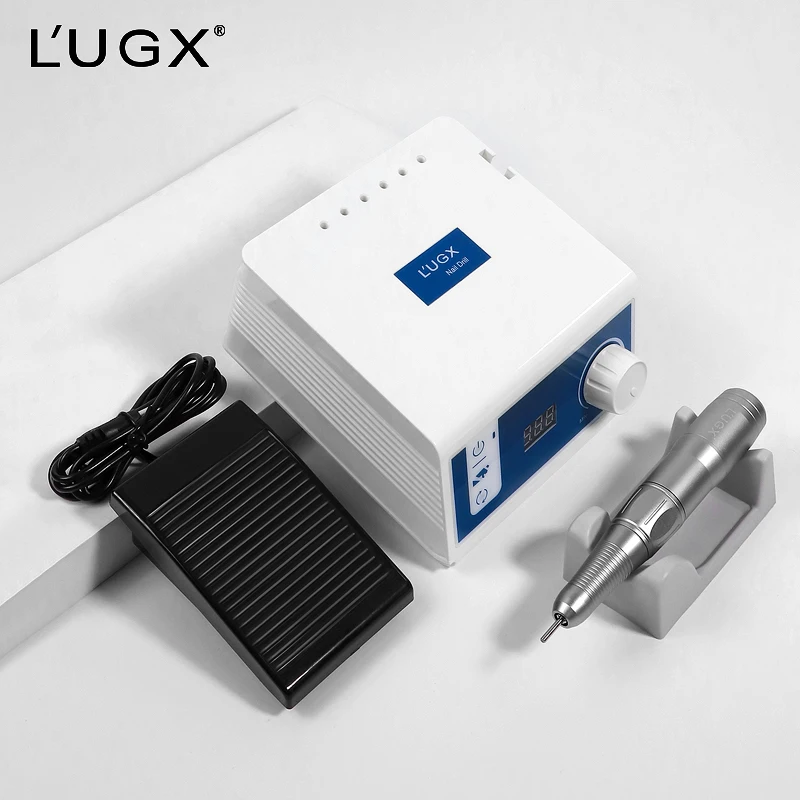 2026 LUGX 616 Custom Logo 45000 Rpm Strong Powerful Pedicure Manicure Professional Acrylic Brushless Electric Nail Drill Machine
2026 LUGX 616 Custom Logo 45000 Rpm Strong Powerful Pedicure Manicure Professional Acrylic Brushless Electric Nail Drill Machine