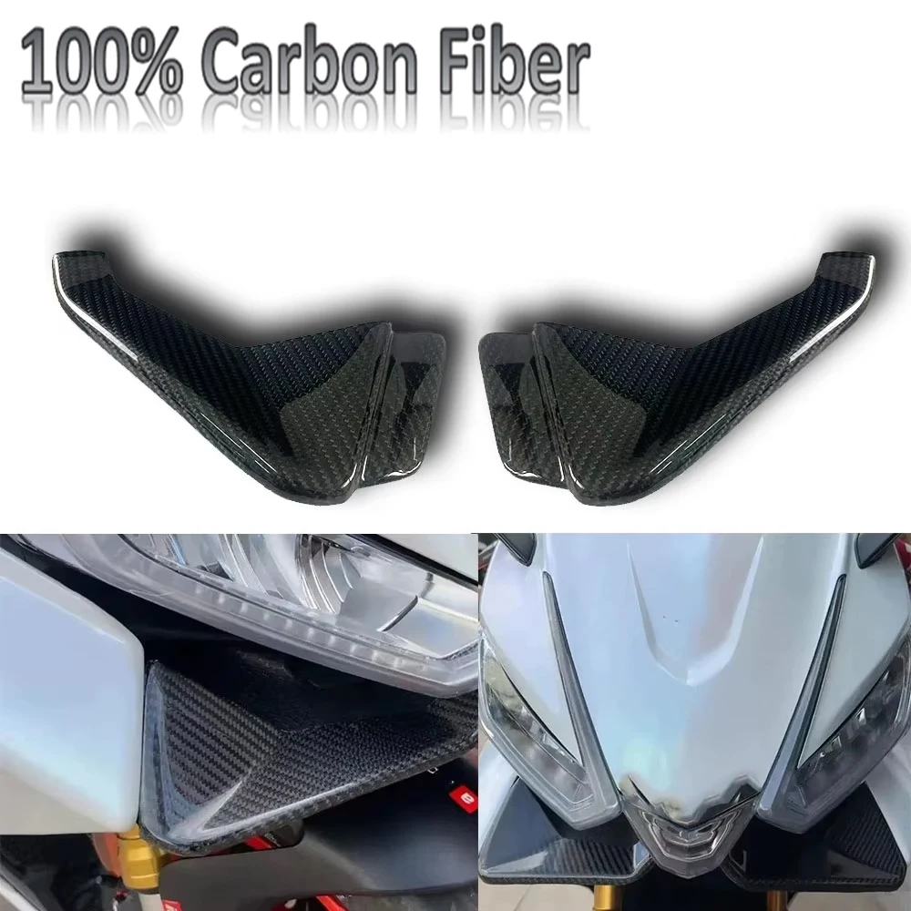 Bare front tail small pneumatic wing kit the tail is 100% 3K carbon fiber For Aprilia RS660 2020-2025
Bare front tail small pneumatic wing kit the tail is 100% 3K carbon fiber For Aprilia RS660 2020-2025
