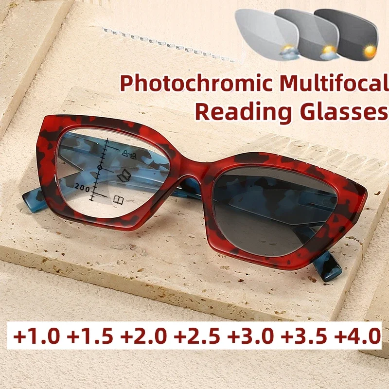 Retro Square Presbyopia Eyeglasses Women Men Multifocal Anti Blue Light Eyewear Vintage Oversized Photochromic Reading Glasses
Retro Square Presbyopia Eyeglasses Women Men Multifocal Anti Blue Light Eyewear Vintage Oversized Photochromic Reading Glasses
