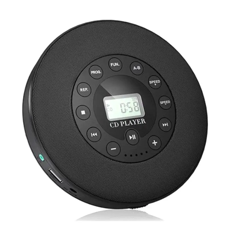 Built-In Mic MP3 Compatible Portable CD Player Anti-Skip Audio Device For Car Speakers With Recording Functionality
Built-In Mic MP3 Compatible Portable CD Player Anti-Skip Audio Device For Car Speakers With Recording Functionality