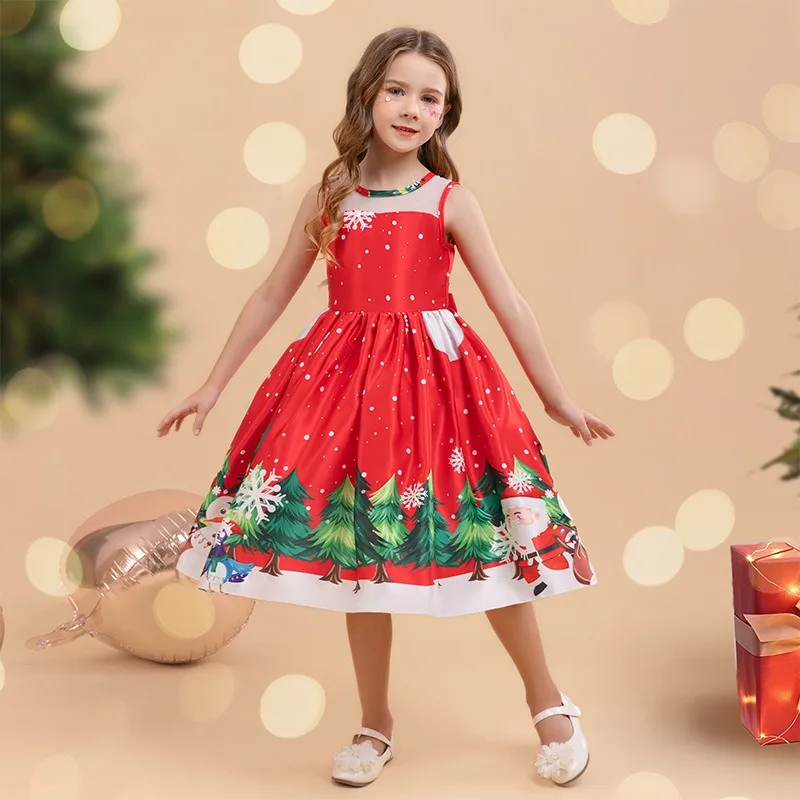 New de HOT 2-8 Years Old Girls Christmas Dress Red Santa Green Costume Girl's Kid Vestidos 2 3 4 5 6 7 8 Years Old Kids Clothes
New de HOT 2-8 Years Old Girls Christmas Dress Red Santa Green Costume Girl's Kid Vestidos 2 3 4 5 6 7 8 Years Old Kids Clothes
