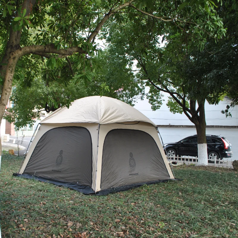 3.2 meters luxury 6 big tent, Korean version of double layer 6 person tent, exquisite camping family tent
3.2 meters luxury 6 big tent, Korean version of double layer 6 person tent, exquisite camping family tent
