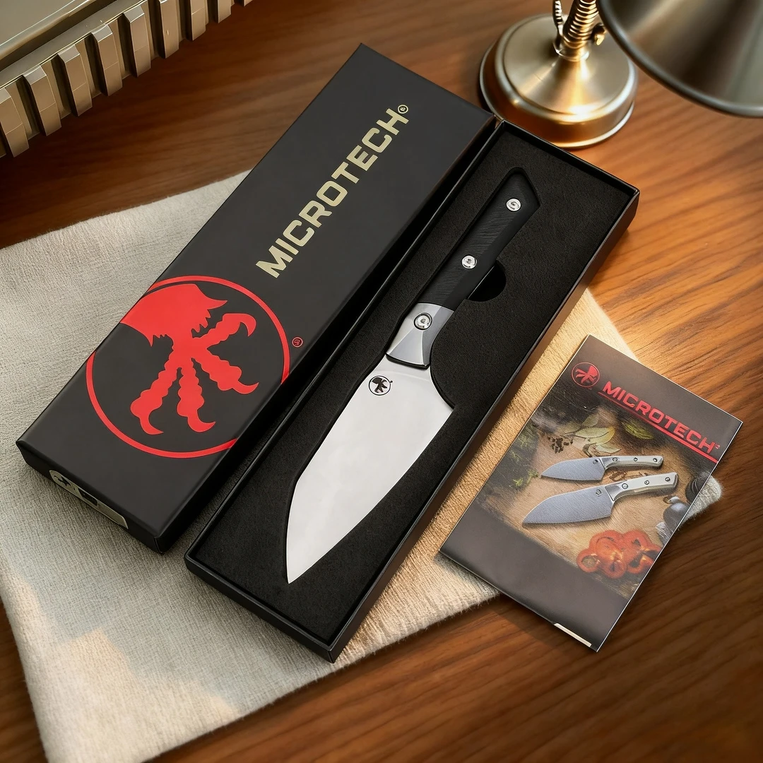 Micro Technology - Combo Set Small Kitchen Knife, 7CR13 Stainless Steel, G10 Handle, Bread, Cheese, Sliced Fruit Knife
Micro Technology - Combo Set Small Kitchen Knife, 7CR13 Stainless Steel, G10 Handle, Bread, Cheese, Sliced Fruit Knife