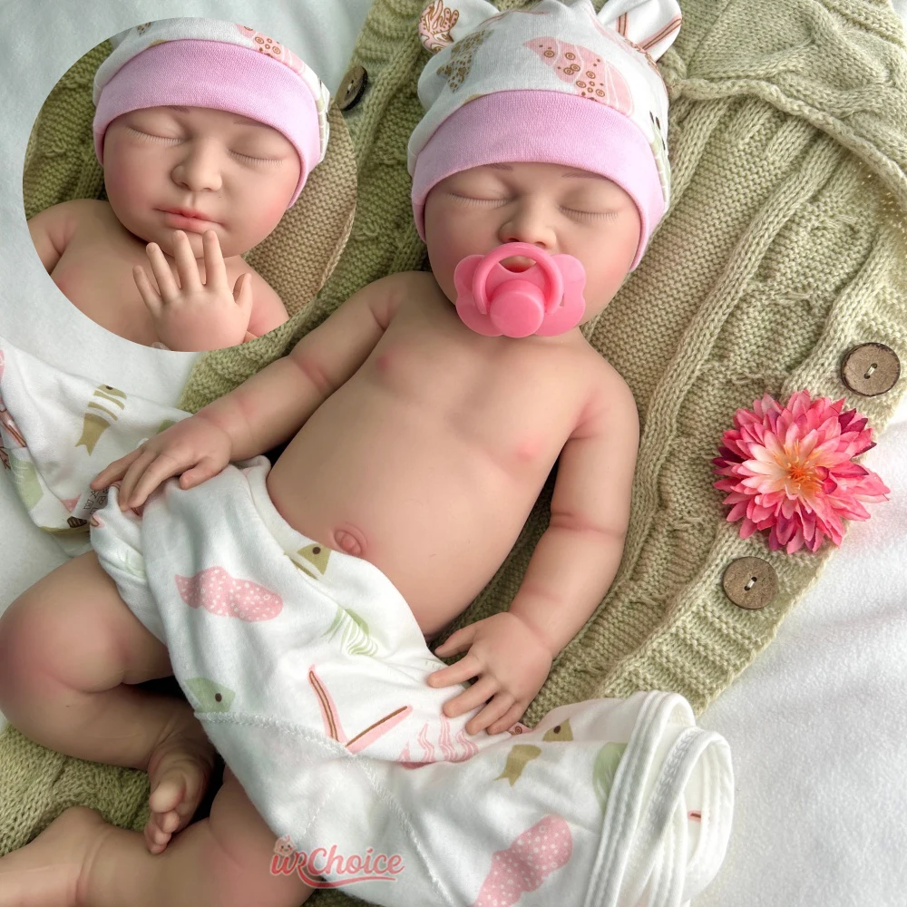 Open Mouth Girl 55cm Silicone Reborn Baby Realistic Features Weighted Soft Touch Doll Offer Comfort Emotional Support
Open Mouth Girl 55cm Silicone Reborn Baby Realistic Features Weighted Soft Touch Doll Offer Comfort Emotional Support