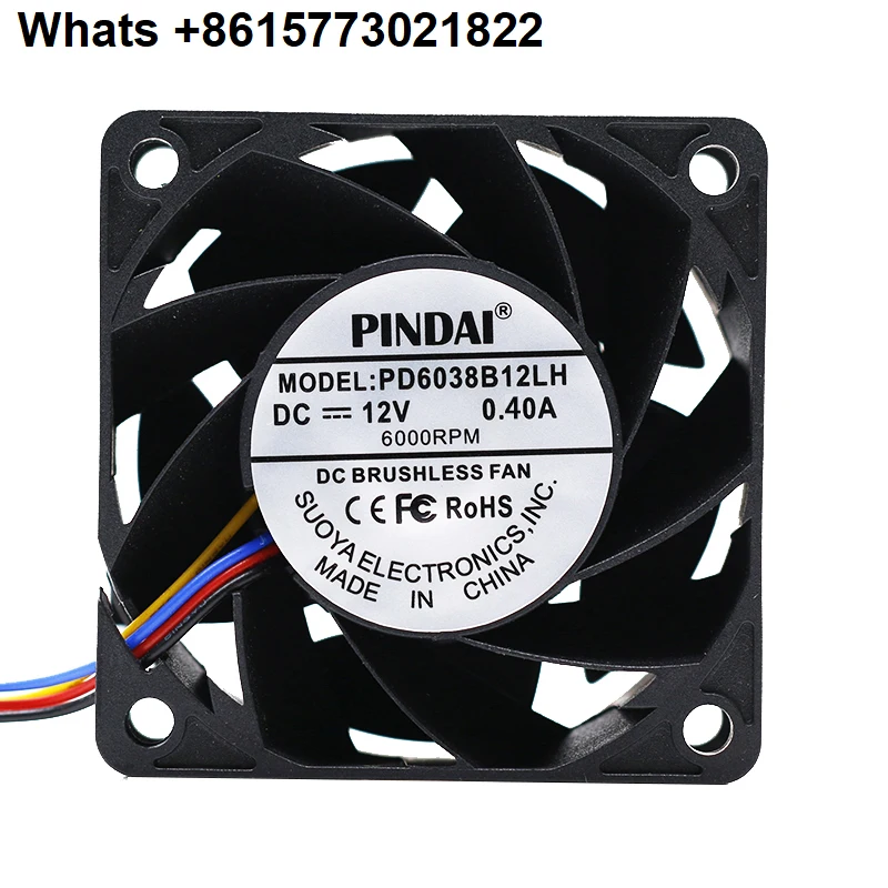 New double ball 6038 6CM 12V/24V large air volume server temperature control cooling fan
New double ball 6038 6CM 12V/24V large air volume server temperature control cooling fan