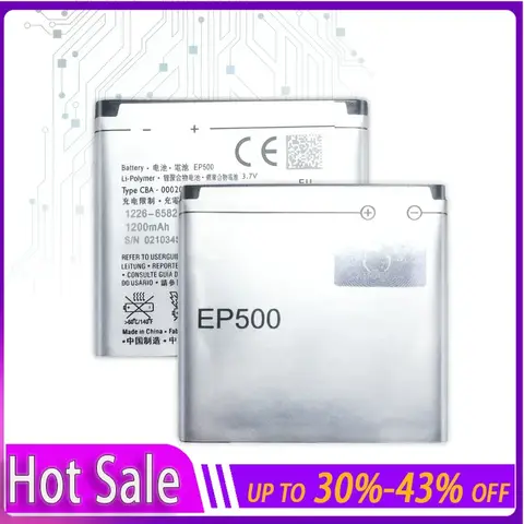 EP500 Portable Batteries for Sony Ericsson Xperia WT19i SK17i U5i E15 ST15i U8i E16I W8 Mobile Battery Warranty + Track Code