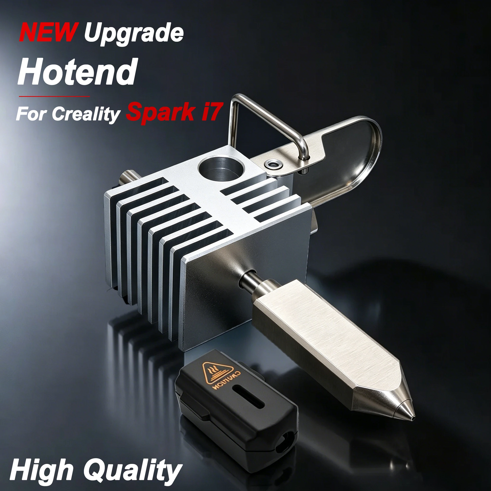 For SPARKX I7 Hotend 0.2/0.4/0.6/0.8mm Hardened Steel Nozzle Copper Alloy Heating Block Quick Swap Hot End for i7 Printer
For SPARKX I7 Hotend 0.2/0.4/0.6/0.8mm Hardened Steel Nozzle Copper Alloy Heating Block Quick Swap Hot End for i7 Printer