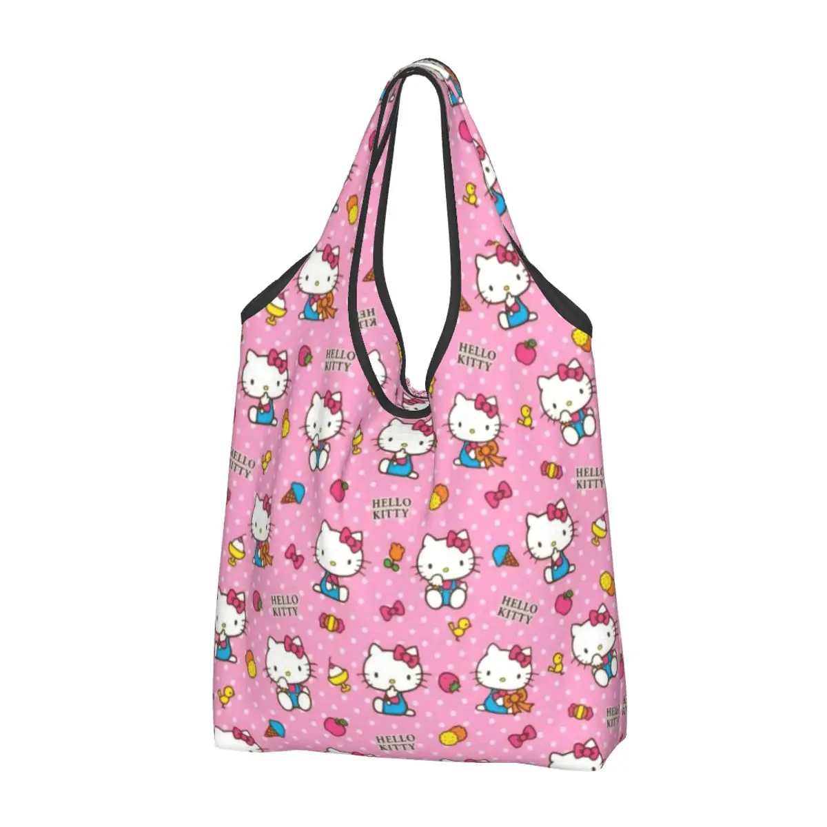 Сумки для покупок Hello Kitty на заказ, милые сумки-шопперы для покупок, сумки на плечо, вместительные портативные Мультяшные сумки Sanrio 
Сумки для покупок Hello Kitty на заказ, милые сумки-шопперы для покупок, сумки на плечо, вместительные портативные Мультяшные сумки Sanrio