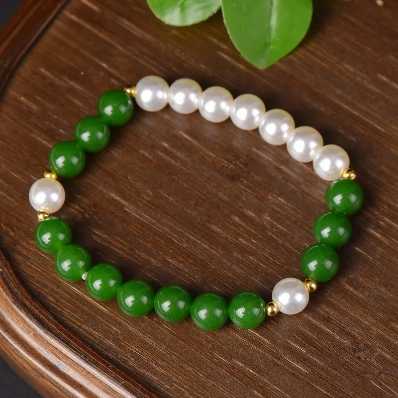 Бутиковый браслет из натурального нефрита Dongling, новый модный стиль для мужчин и женщин
Бутиковый браслет из натурального нефрита Dongling, новый модный стиль для мужчин и женщин