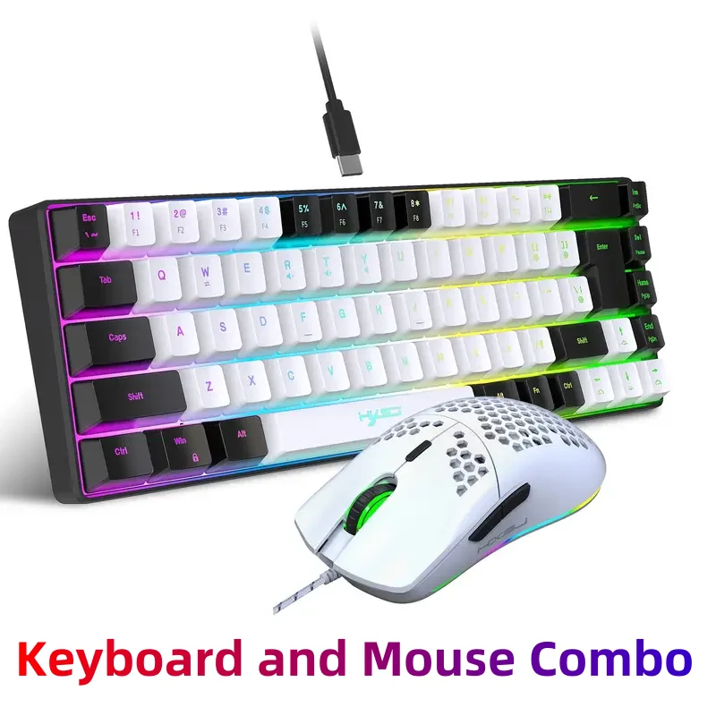 Эргономичная 68-клавишная мини-проводная клавиатура с RGB-подсветкой и оптической мышью, компактный игровой комплект для PS4, Xbox, ПК, ноутбука, Mac
Эргономичная 68-клавишная мини-проводная клавиатура с RGB-подсветкой и оптической мышью, компактный игровой комплект для PS4, Xbox, ПК, ноутбука, Mac