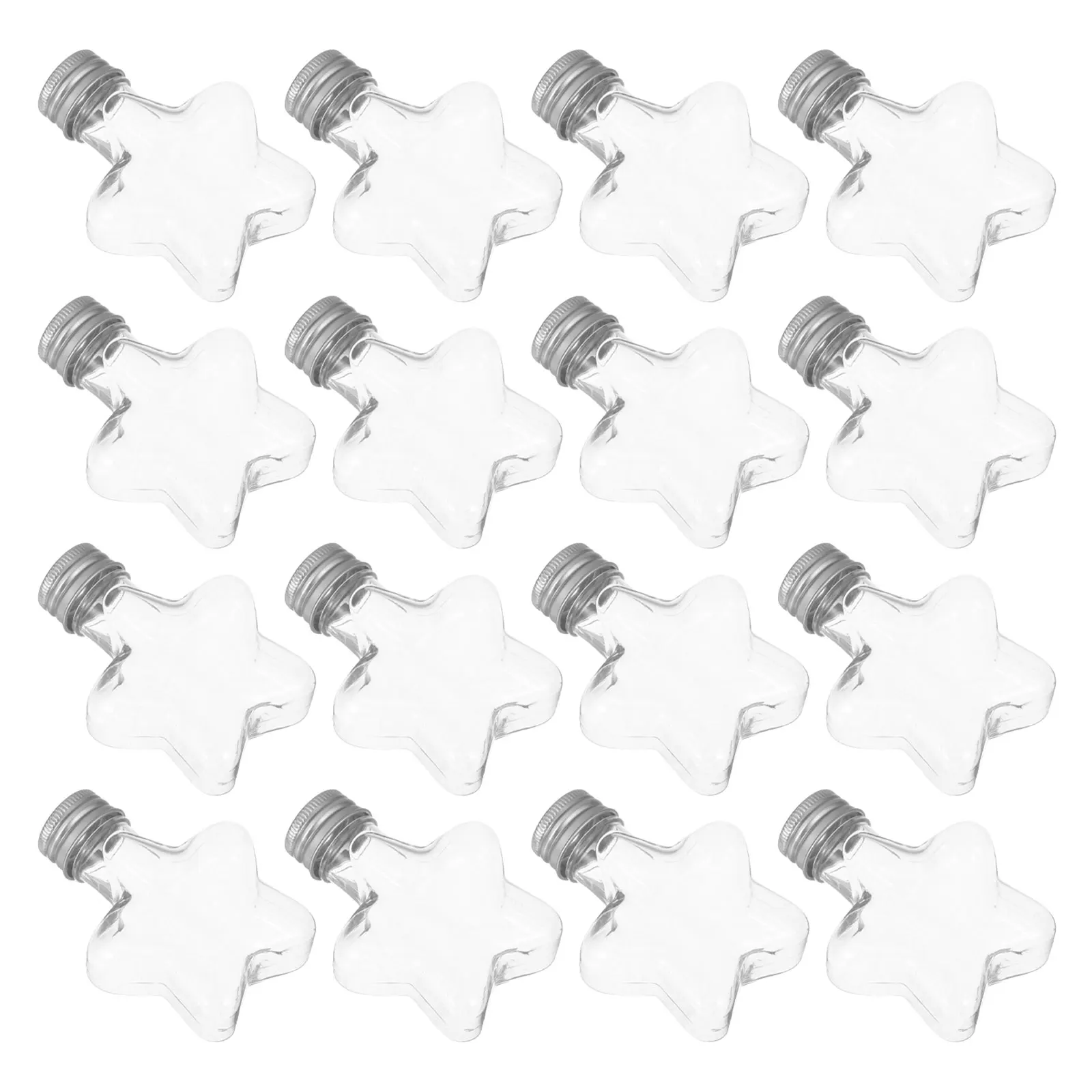 16pcs Christmas Decoration Bottle Star Shaped Fillable Ornament For Holiday Party Supplies Candy Storage Container Refillable
16pcs Christmas Decoration Bottle Star Shaped Fillable Ornament For Holiday Party Supplies Candy Storage Container Refillable