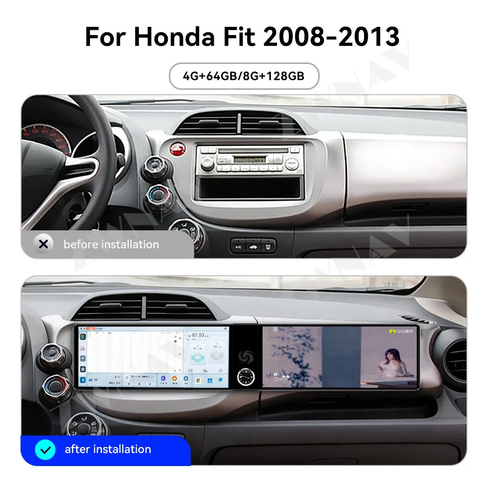 Dual 12.3" CarPlay QLED Car Radio Android 13.0 For Honda Fit 2008-2013 GPS Navigation Stereo Multimedia Player Head Unit
Dual 12.3" CarPlay QLED Car Radio Android 13.0 For Honda Fit 2008-2013 GPS Navigation Stereo Multimedia Player Head Unit