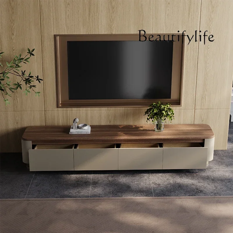 Solid wood TV cabinet floor-to-ceiling living room light luxury high-end small apartment household storage locker
Solid wood TV cabinet floor-to-ceiling living room light luxury high-end small apartment household storage locker