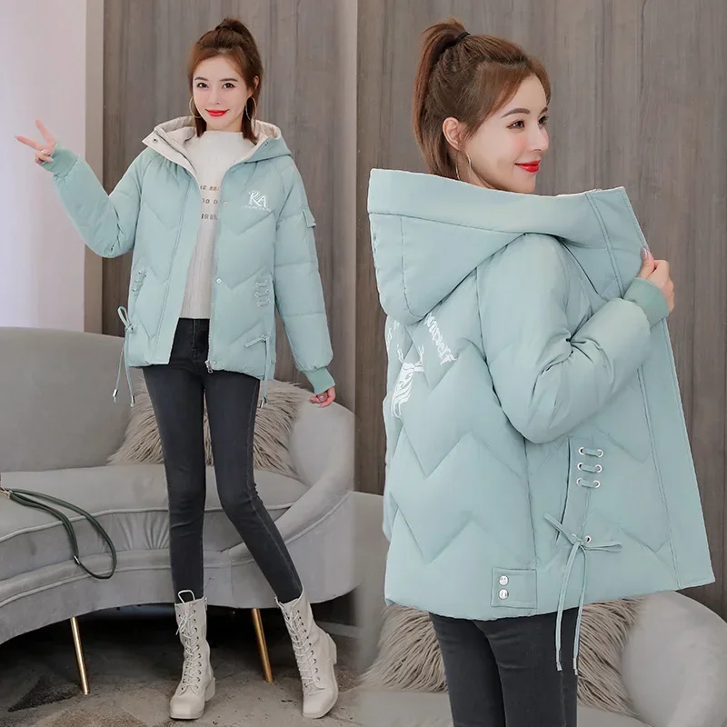 2025 Down Cotton Parkas Women's Short Winter Thick Warm Coat Loose Women Slim Cotton-padded Korean Version Woman Jacket
2025 Down Cotton Parkas Women's Short Winter Thick Warm Coat Loose Women Slim Cotton-padded Korean Version Woman Jacket