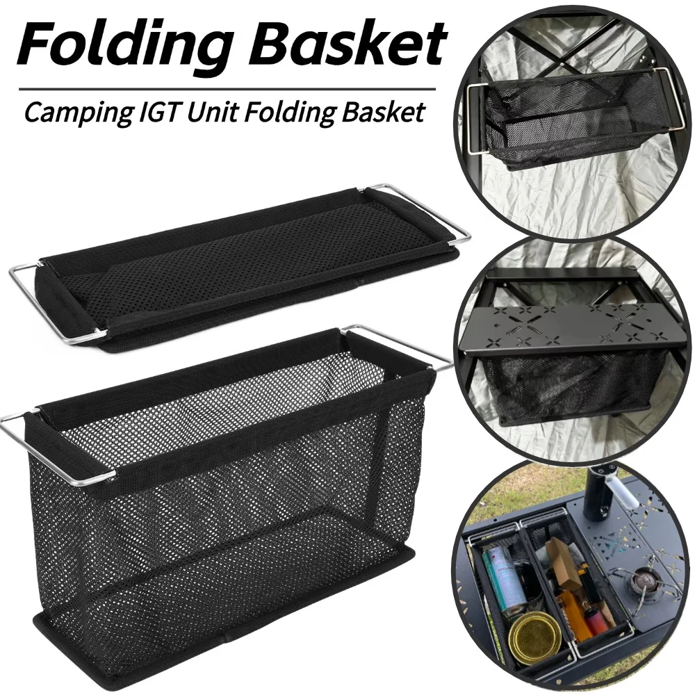 Storage Box Portable Folding IGT Mesh Drain Basket Portable Storage Basket for Outdoor Camping IGT Table Accessories
Storage Box Portable Folding IGT Mesh Drain Basket Portable Storage Basket for Outdoor Camping IGT Table Accessories