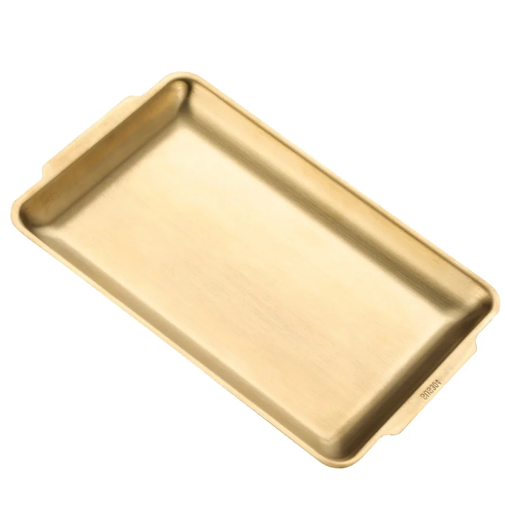 Stainless Steel BBQ Plate 22x14cm Golden Smooth Edge Rectangular Tray for Barbecue Camping Outdoor Baking Food
Stainless Steel BBQ Plate 22x14cm Golden Smooth Edge Rectangular Tray for Barbecue Camping Outdoor Baking Food