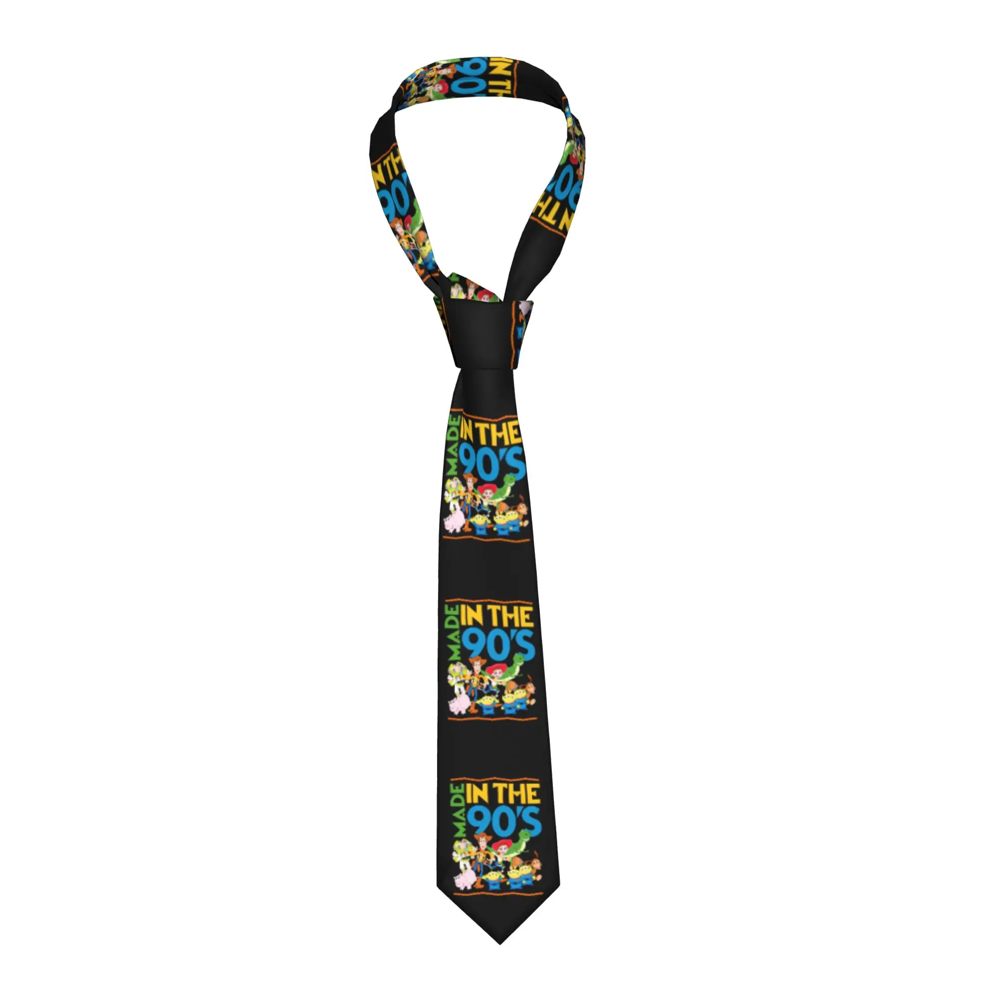 Галстуки для мужчин в деловом стиле с принтом «История игрушек» в стиле 90-х годов, из шелка, для бизнеса
Галстуки для мужчин в деловом стиле с принтом «История игрушек» в стиле 90-х годов, из шелка, для бизнеса