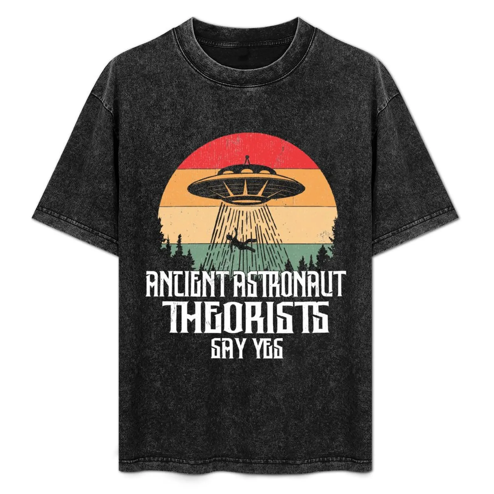 Ancient Astronaut Theorist Say Yes Distressed Funny UFO T-Shirt Work Outdoor T-Shirt for Men
Ancient Astronaut Theorist Say Yes Distressed Funny UFO T-Shirt Work Outdoor T-Shirt for Men