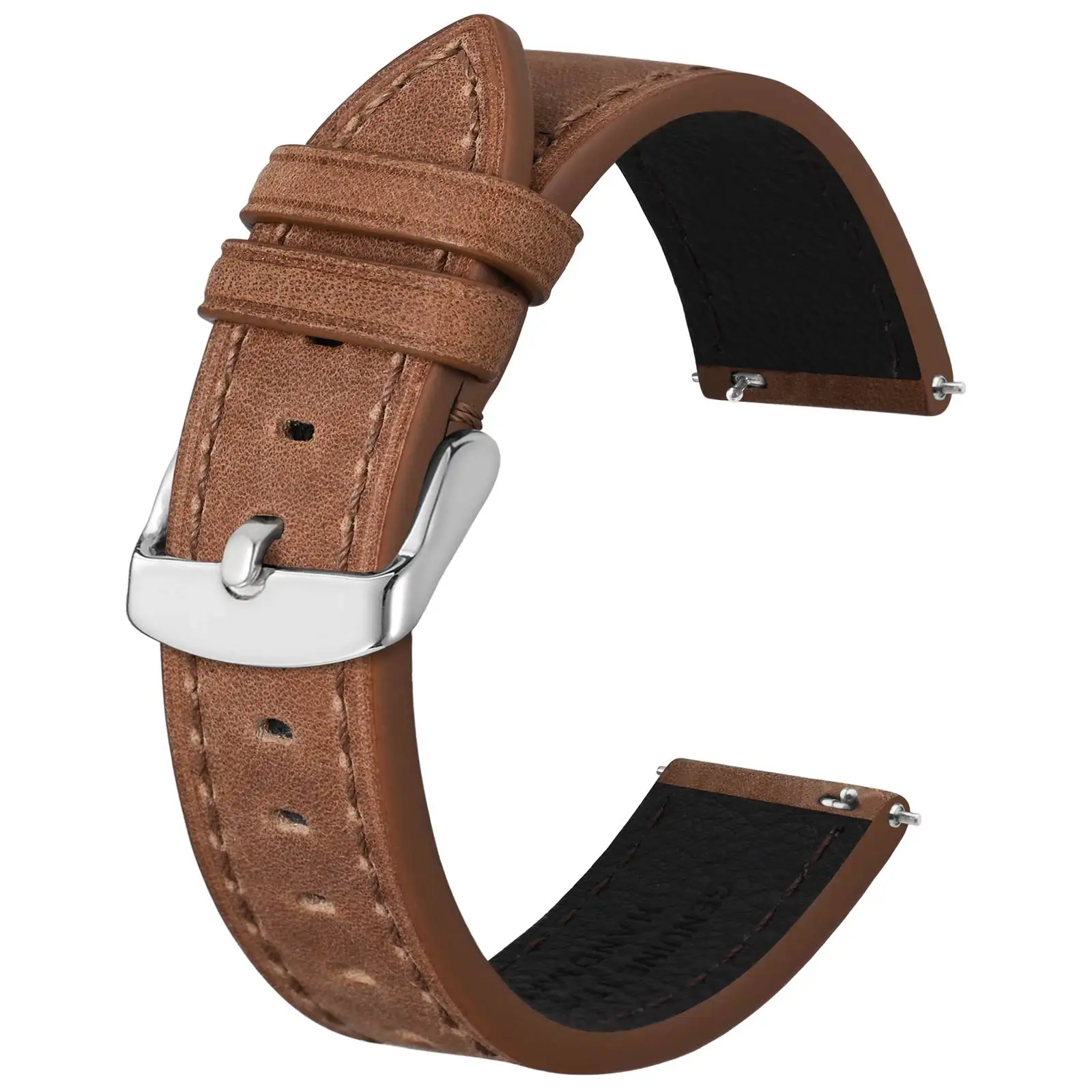 BISONSTRAP New cowhide watch strap 18mm 19mm 20mm 21mm 22mm Classic replaceable series strap, watch accessories metal buckle
BISONSTRAP New cowhide watch strap 18mm 19mm 20mm 21mm 22mm Classic replaceable series strap, watch accessories metal buckle