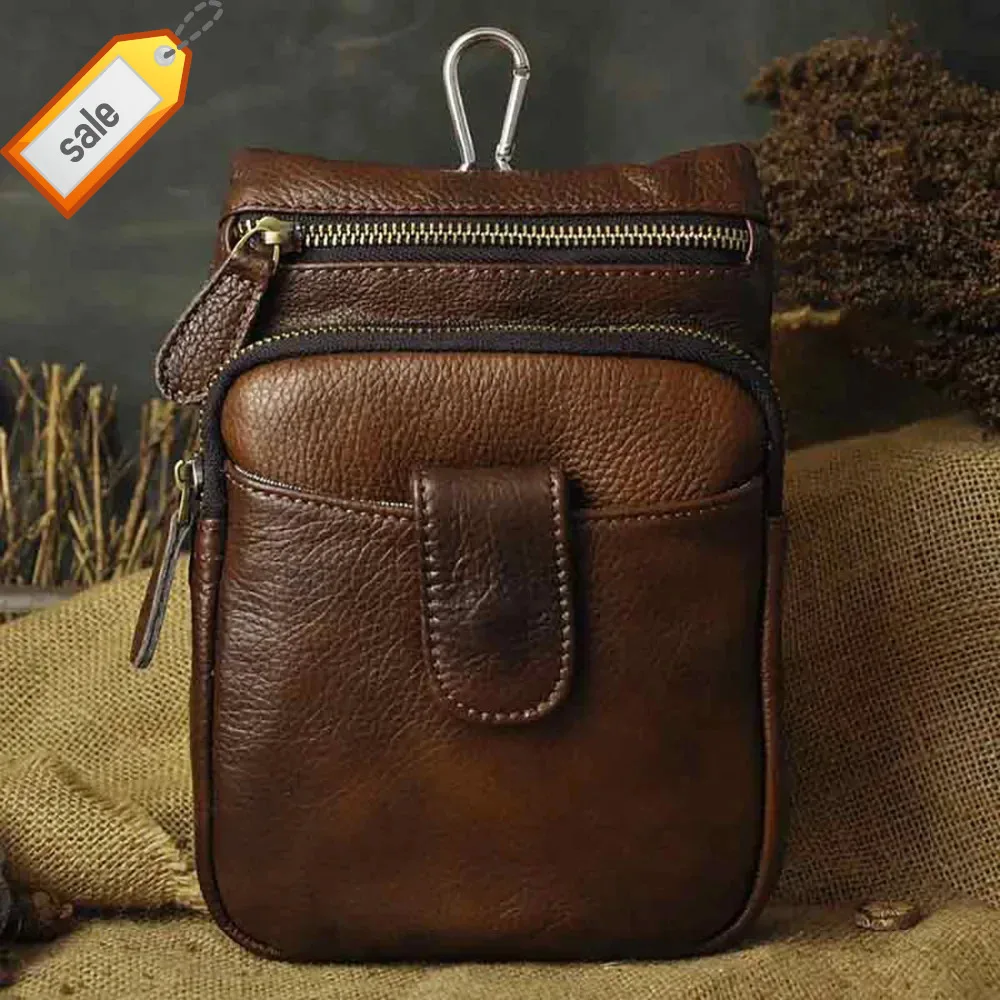 Men Oil Wax Cowhide Shoulder Messenger Bag Vintage Casual Genuine Crossbody Fanny Bags Male Hip Bum Hook Waist Belt Purse Pouch
Men Oil Wax Cowhide Shoulder Messenger Bag Vintage Casual Genuine Crossbody Fanny Bags Male Hip Bum Hook Waist Belt Purse Pouch