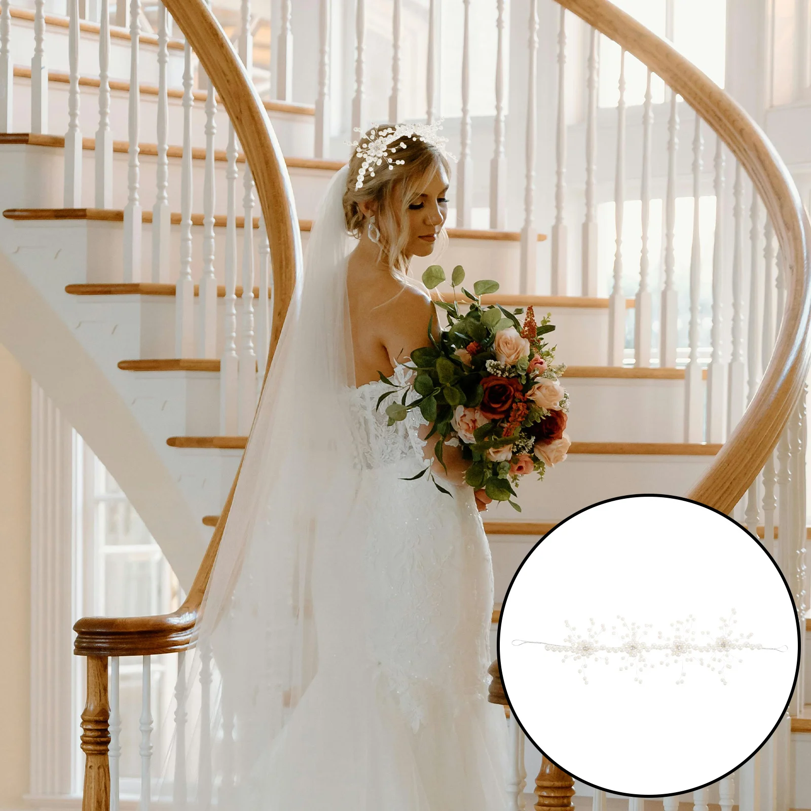 Handmade Pearl Flower Headband Elegant White Bridal Hair Accessory for Weddings Photoshoots Parties Vintage Bridal Hair Vine
Handmade Pearl Flower Headband Elegant White Bridal Hair Accessory for Weddings Photoshoots Parties Vintage Bridal Hair Vine