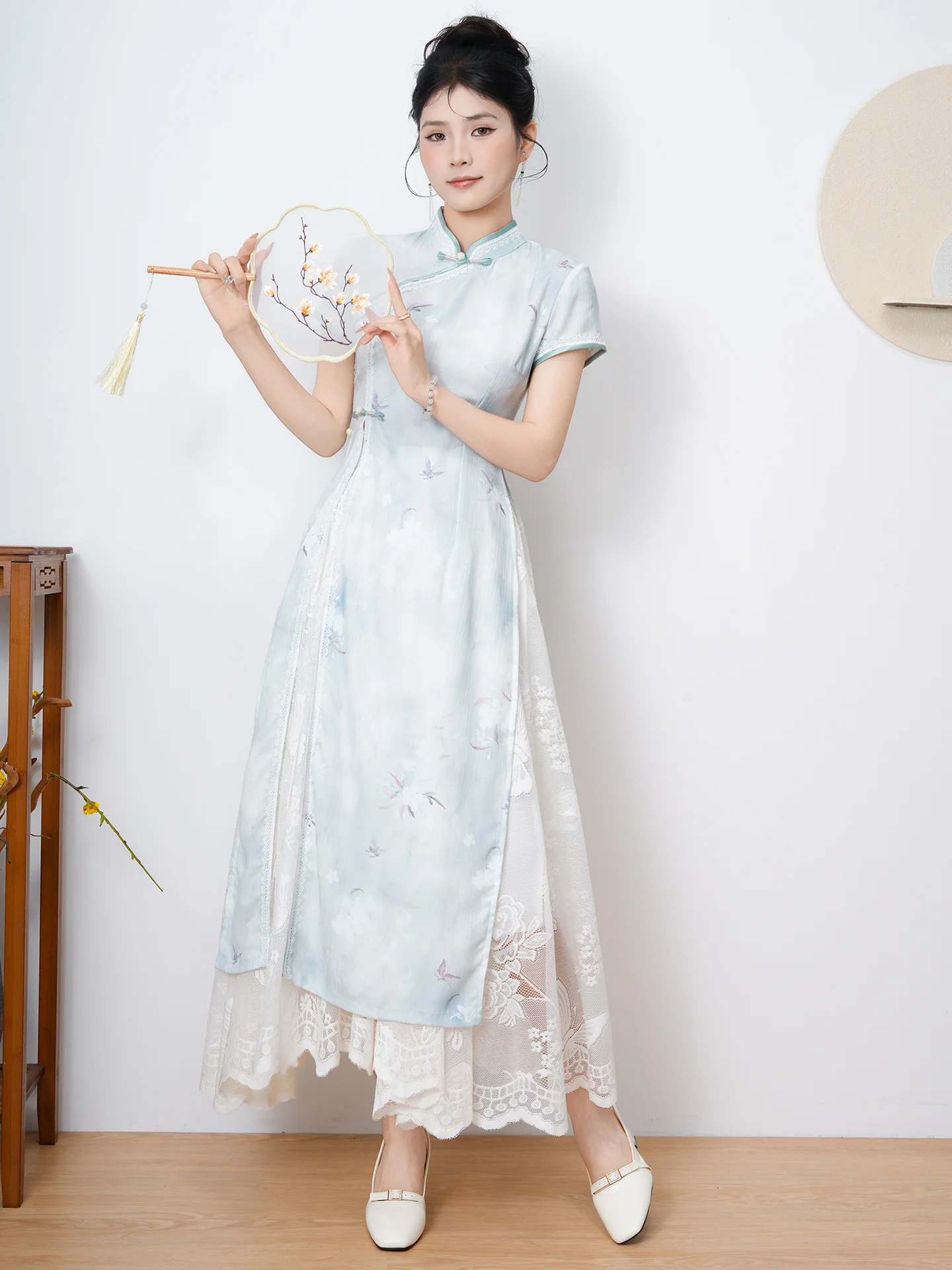 New 2026 Summer Short Sleeve Chinese Style Women's Fashionable Two-Piece Set Long Dress Retro Style Daily Wear
New 2026 Summer Short Sleeve Chinese Style Women's Fashionable Two-Piece Set Long Dress Retro Style Daily Wear
