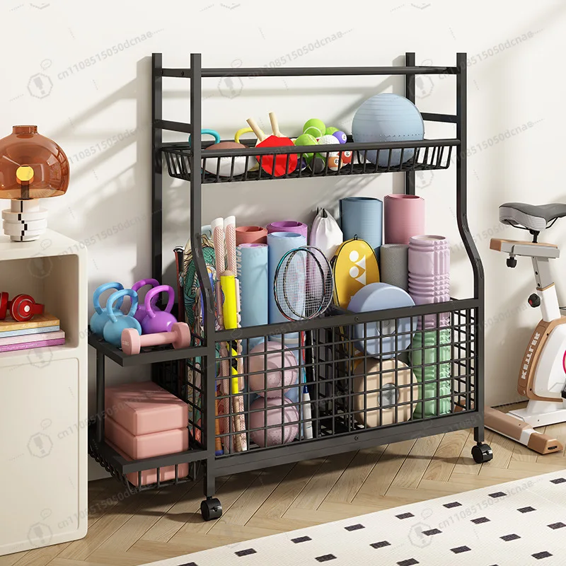 Yoga Mat Storage Basket Household Wheel Storage Rack Sporting Goods Dumbbell Finishing Shelf Fitness Equipment Shelf
Yoga Mat Storage Basket Household Wheel Storage Rack Sporting Goods Dumbbell Finishing Shelf Fitness Equipment Shelf