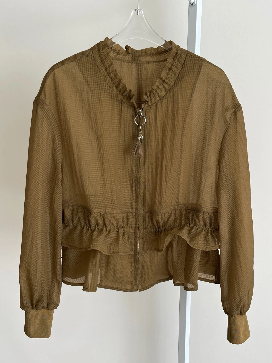 ort Korean Sle Sun Protection Clothing with Wooden Details Ele Faionable Women's Summer Outerwear
ort Korean Sle Sun Protection Clothing with Wooden Details Ele Faionable Women's Summer Outerwear