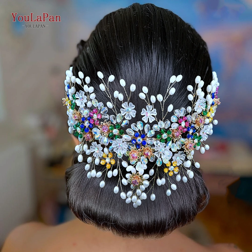 YouLaPan Wedding Flower Hair Accessories Pearl Crystal Bridal Tiara Rhinetone Women Headpieces Party Head Jewelry Gift HP933
YouLaPan Wedding Flower Hair Accessories Pearl Crystal Bridal Tiara Rhinetone Women Headpieces Party Head Jewelry Gift HP933