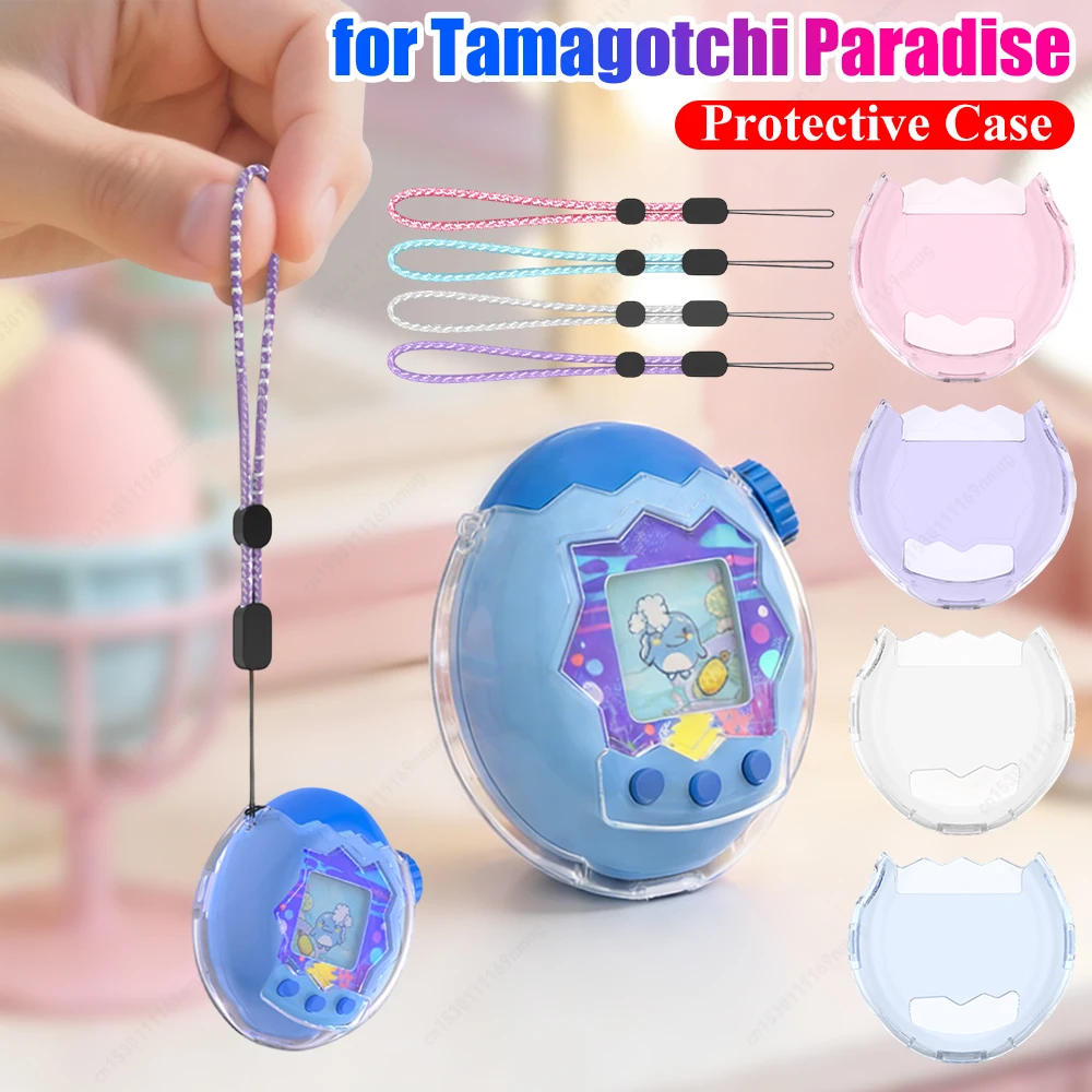 Прозрачный чехол с ремешком, жесткий защитный чехол, прозрачный чехол с защитой от царапин для Tamagotchi Paradise Digital Pet
Прозрачный чехол с ремешком, жесткий защитный чехол, прозрачный чехол с защитой от царапин для Tamagotchi Paradise Digital Pet