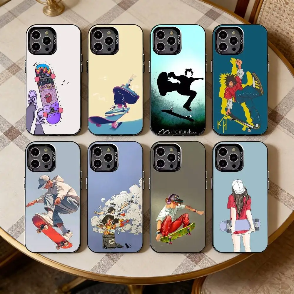 C-Cool Skate board Sports Phone Case For iPhone17,16,15,14,13,12,11 Plus,Pro Max Black Candy silver phone case
C-Cool Skate board Sports Phone Case For iPhone17,16,15,14,13,12,11 Plus,Pro Max Black Candy silver phone case